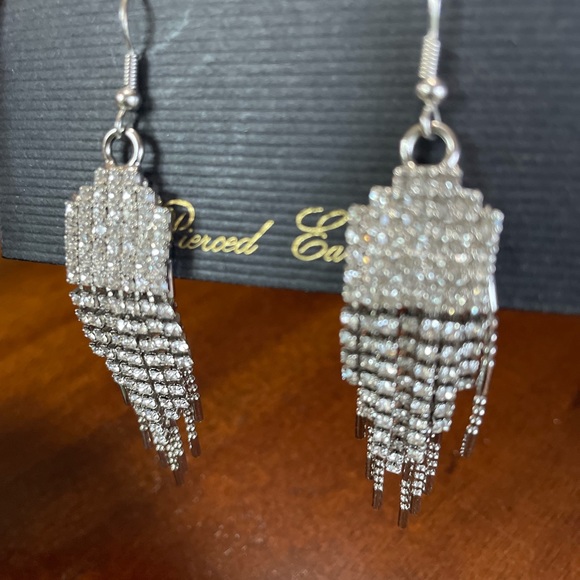 Park Lane Platinum Earrings - Picture 2 of 3